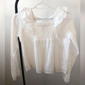 Carter's brand new girl's blouse with label size 14 white